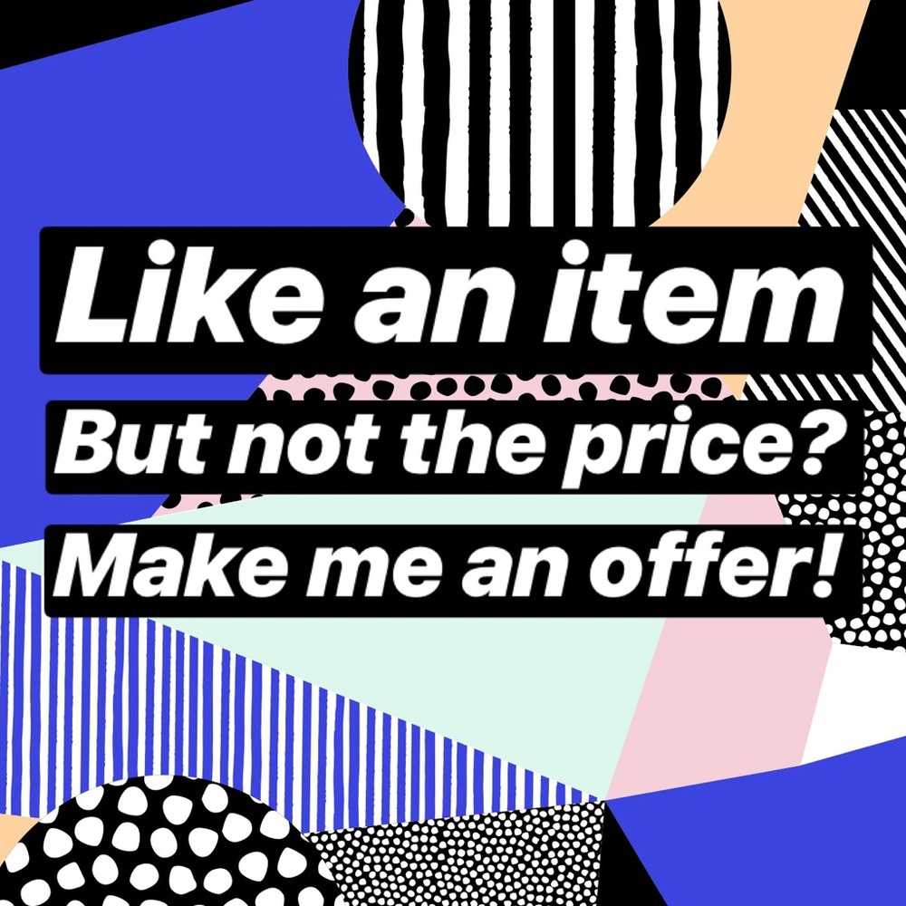💋MAKE AN OFFER💋